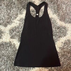 Lululemon Black Tank Top Size 4 with Y-Back Design